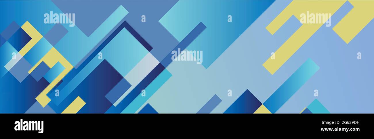 Abstract background with rectangles and squares on a gradient background - Vector illustration Stock Vector