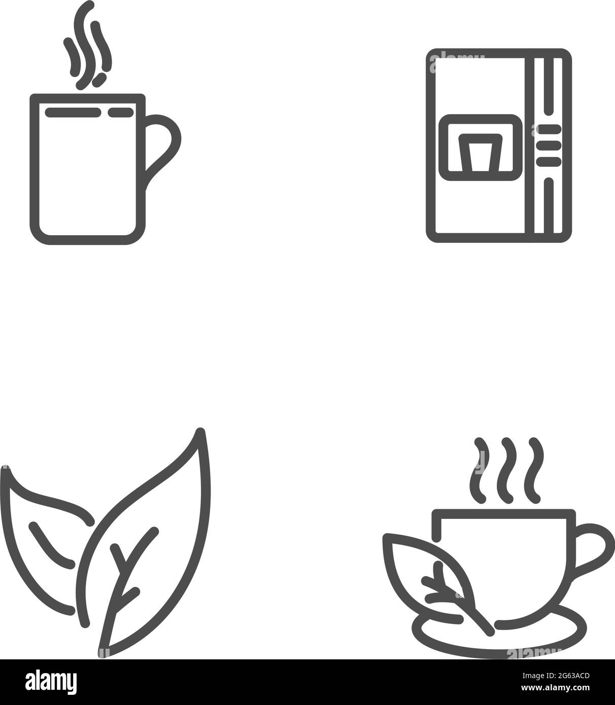 coffee icon Vector design illustration Template Stock Vector