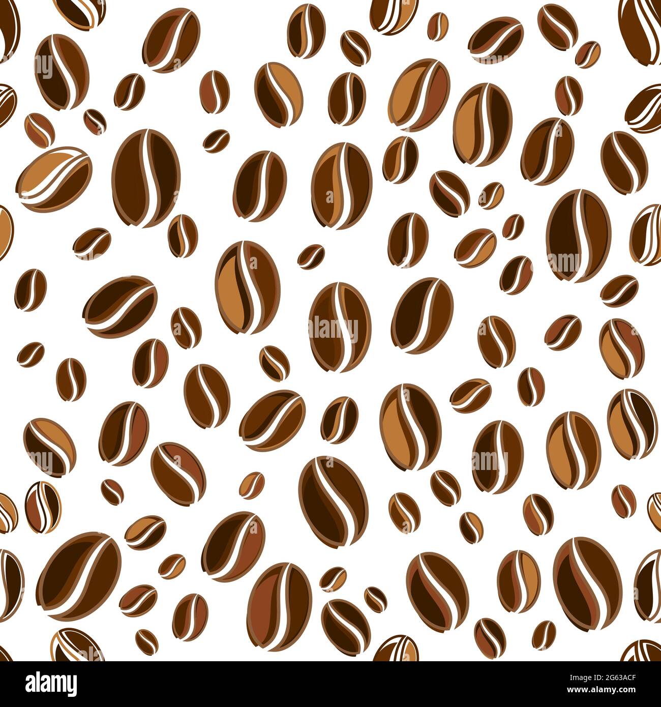 coffee bean seamless  icon vector illustration template Stock Vector
