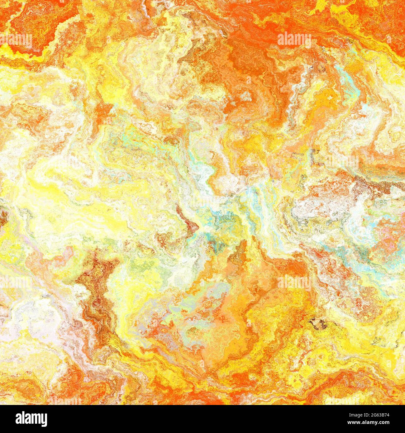 Seamless abstract painted brushed marble texture. Rainbow bright ...