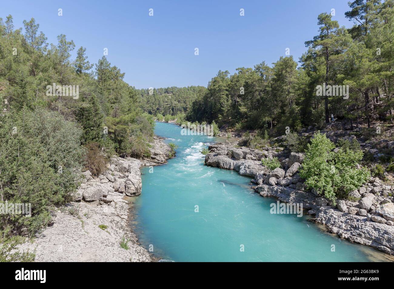 Koprulu Canyon, Manavgat, Antalya, Turkey. Stock Photo