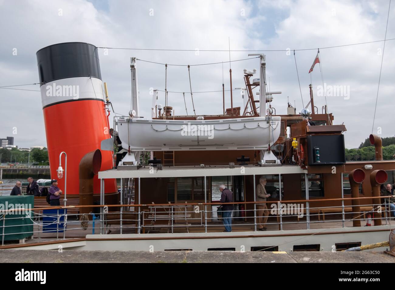 Glasgow, Scotland, UK. 2nd July, 2021. The Waverley, the world's last 