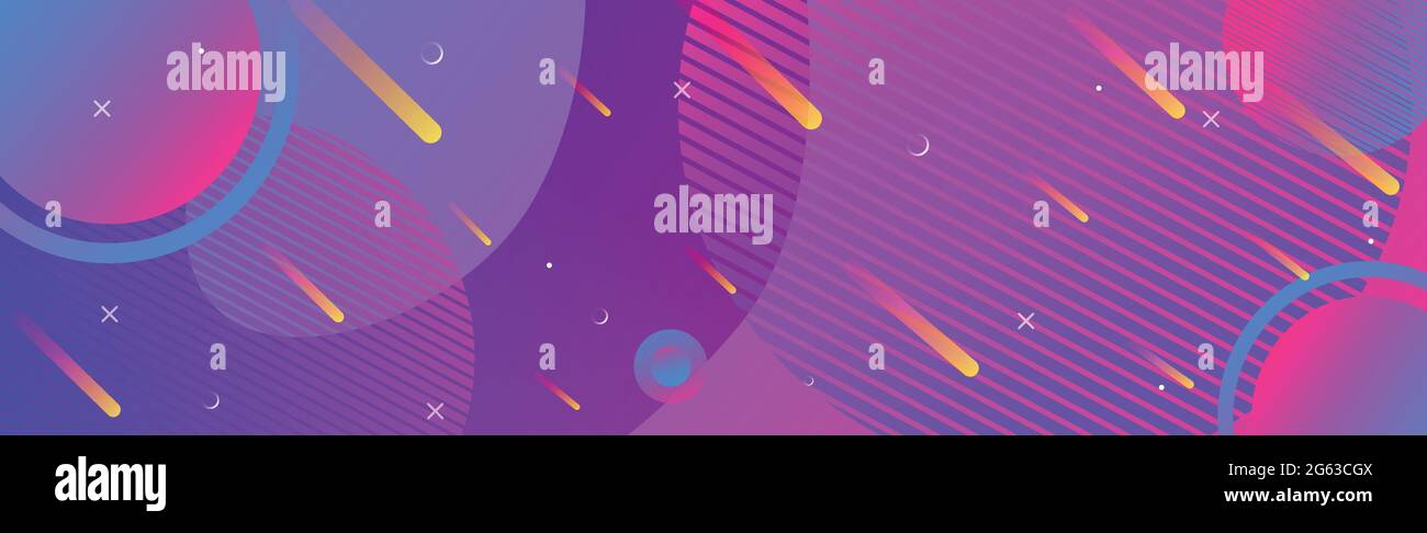 Abstract purple - red background, many different elements - Vector illustration Stock Vector