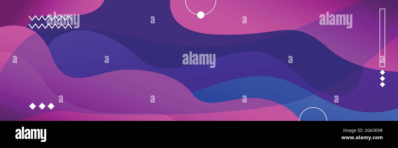 Abstract purple - red background, many different elements - Vector illustration Stock Vector