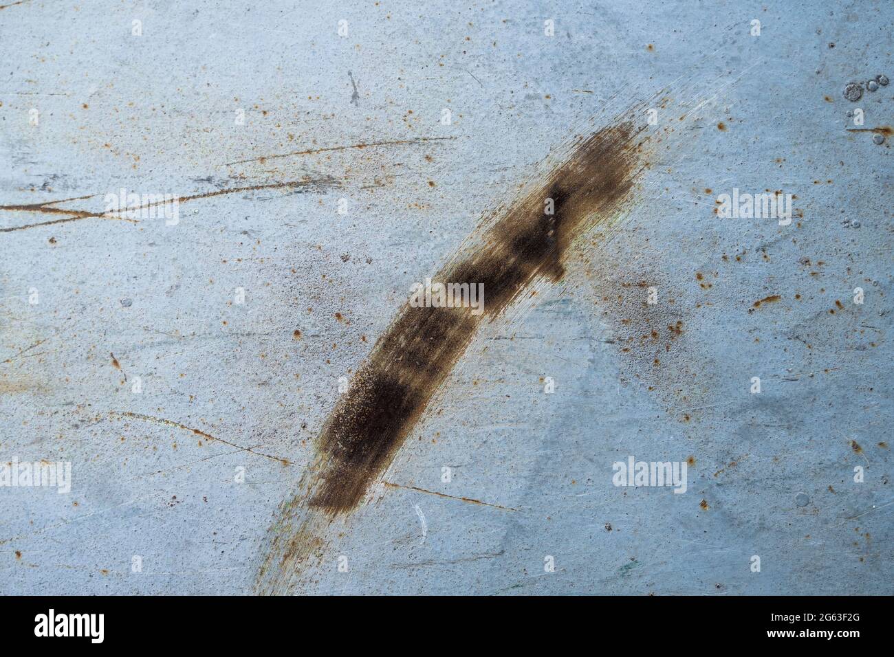 Rusty old weathered metal texture or background. Stock Photo