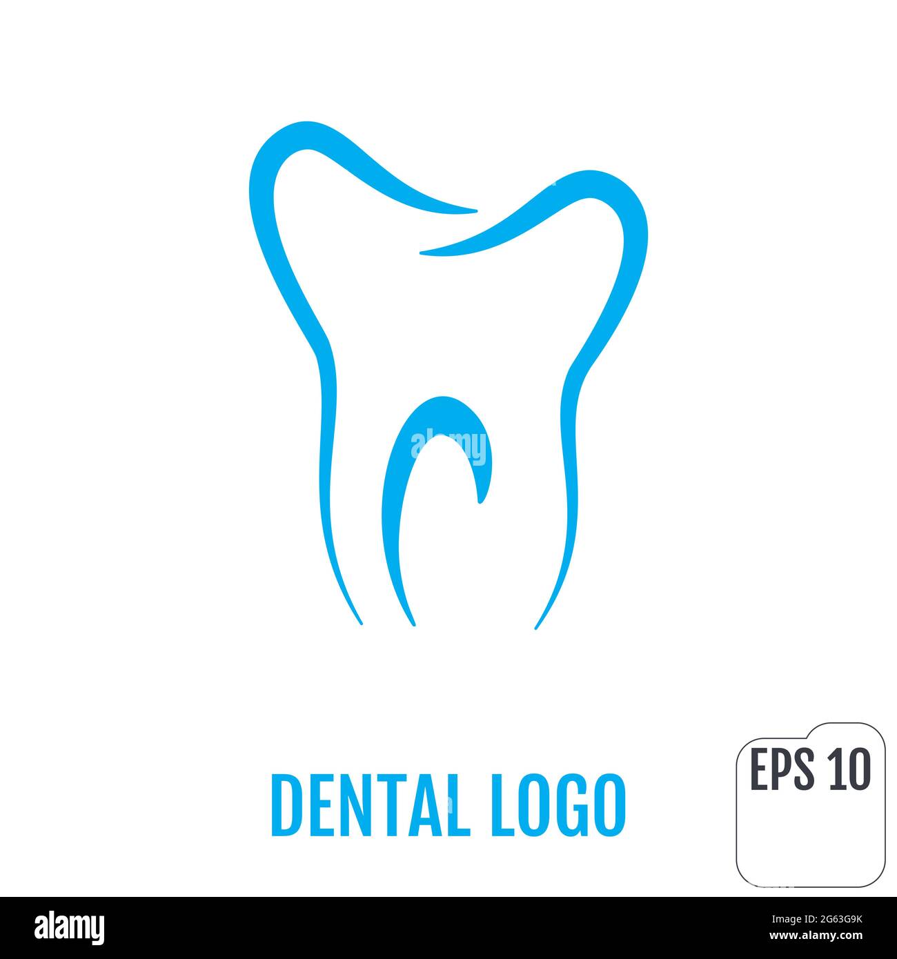 Dental logo. Dental clinic icon design. Tooth Stock Vector Image & Art -  Alamy