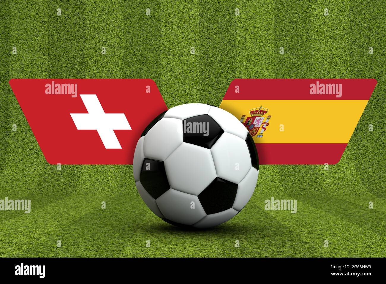 Switzerland spain flag hires stock photography and images Alamy