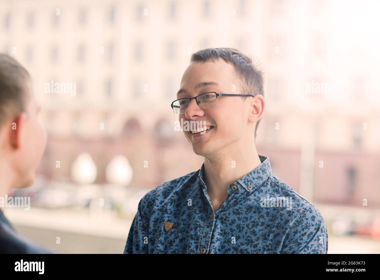 Two gay men coming out hi-res stock photography and images - Alamy