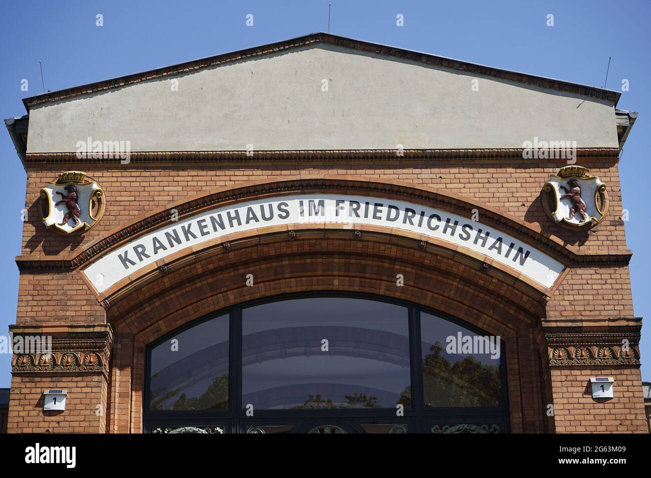 Vivantes Klinikum im Friedrichshain (Vivantes Clinic in Friedrichshain) Stock Photo