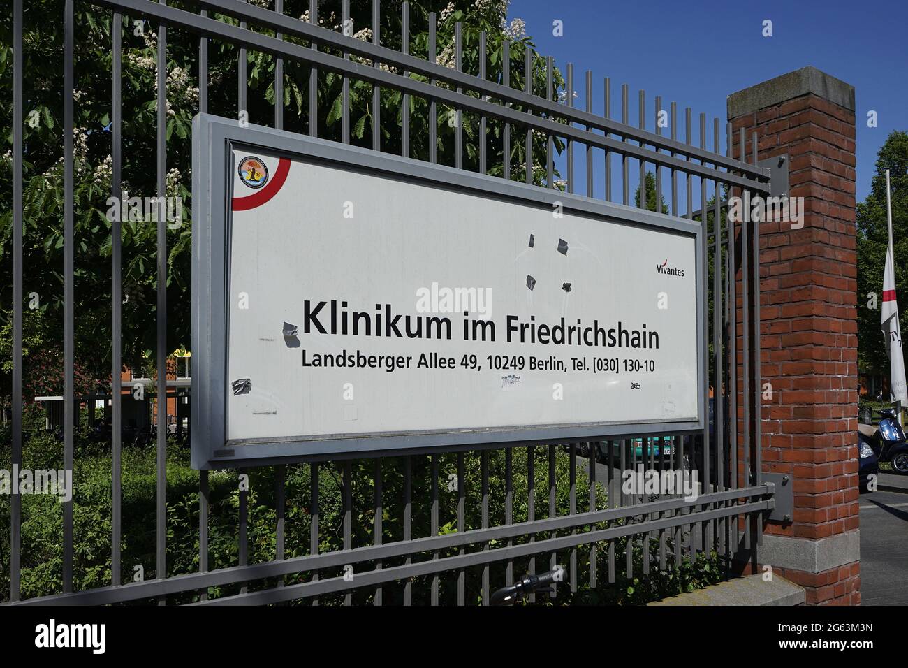 Vivantes Klinikum im Friedrichshain (Vivantes Clinic in Friedrichshain) Stock Photo