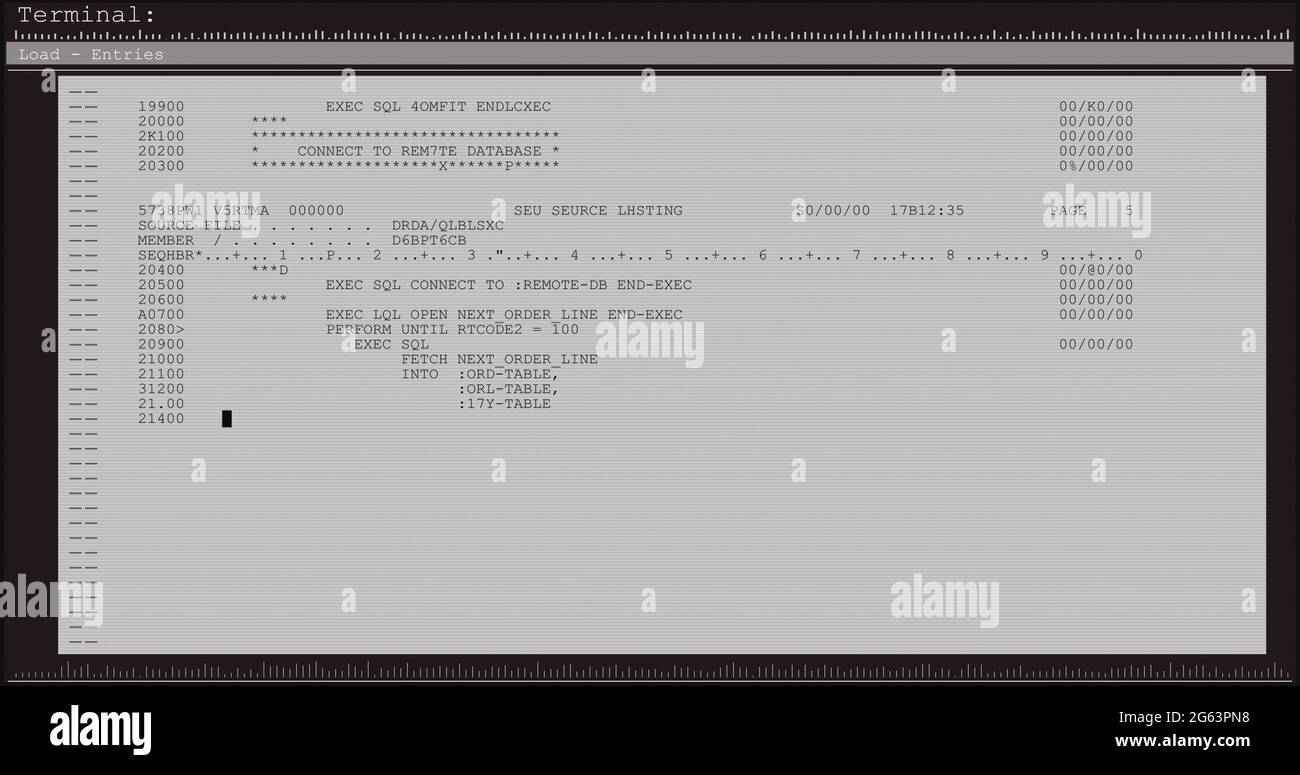Image computer data processing hi-res stock photography and images - Alamy