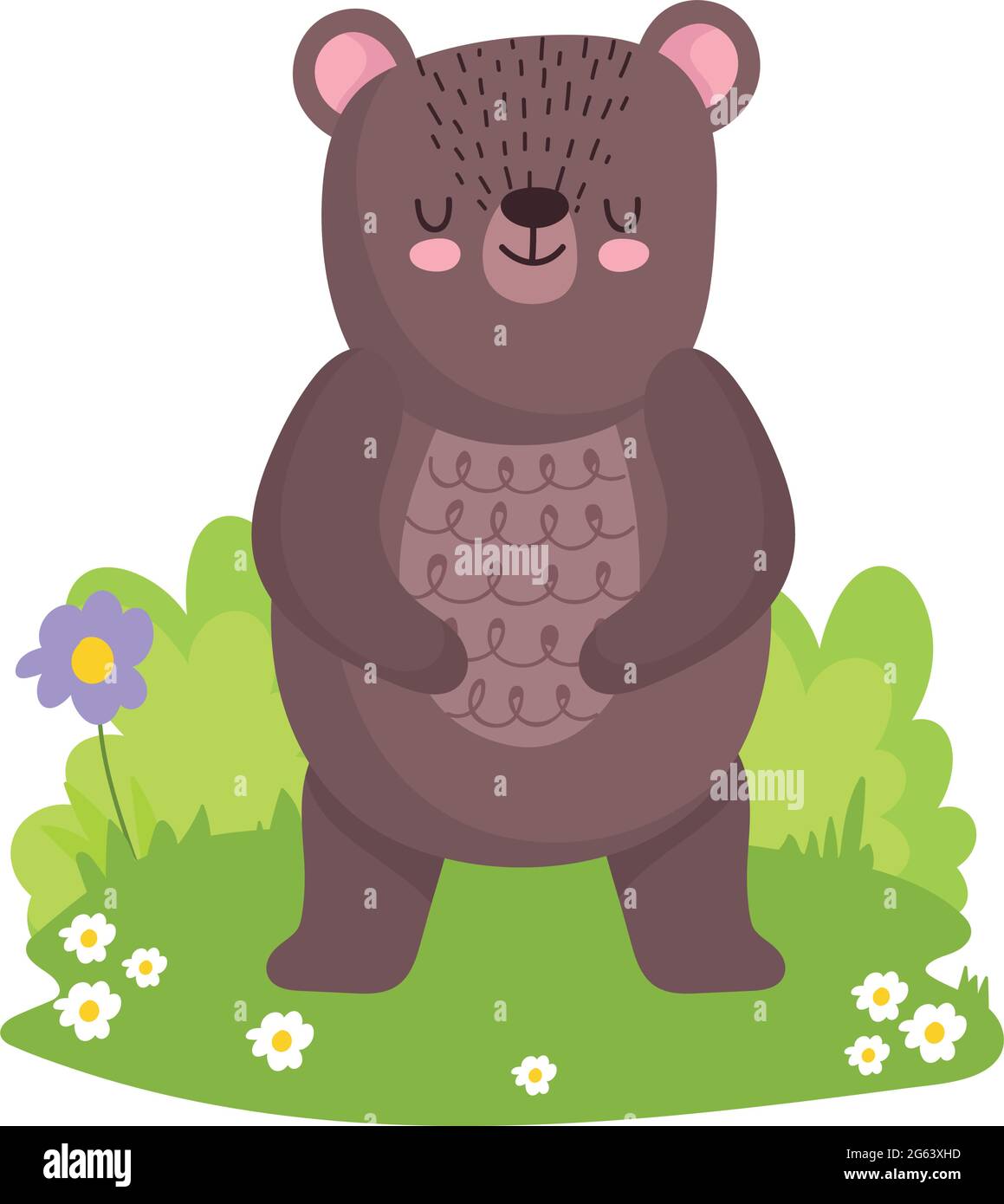 brown bear wildlife Stock Vector Image & Art - Alamy