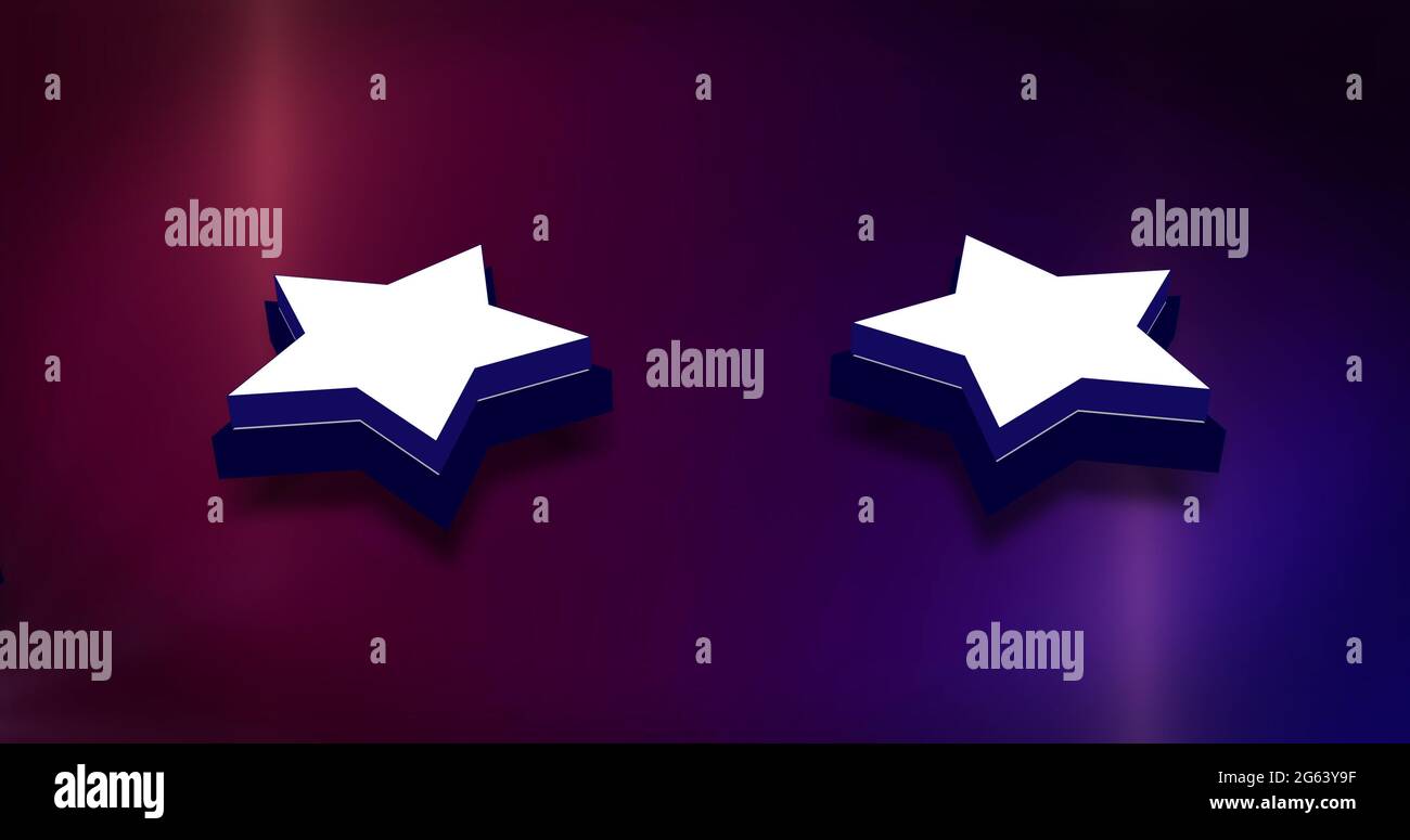 Pink background white stars hi-res stock photography and images - Alamy