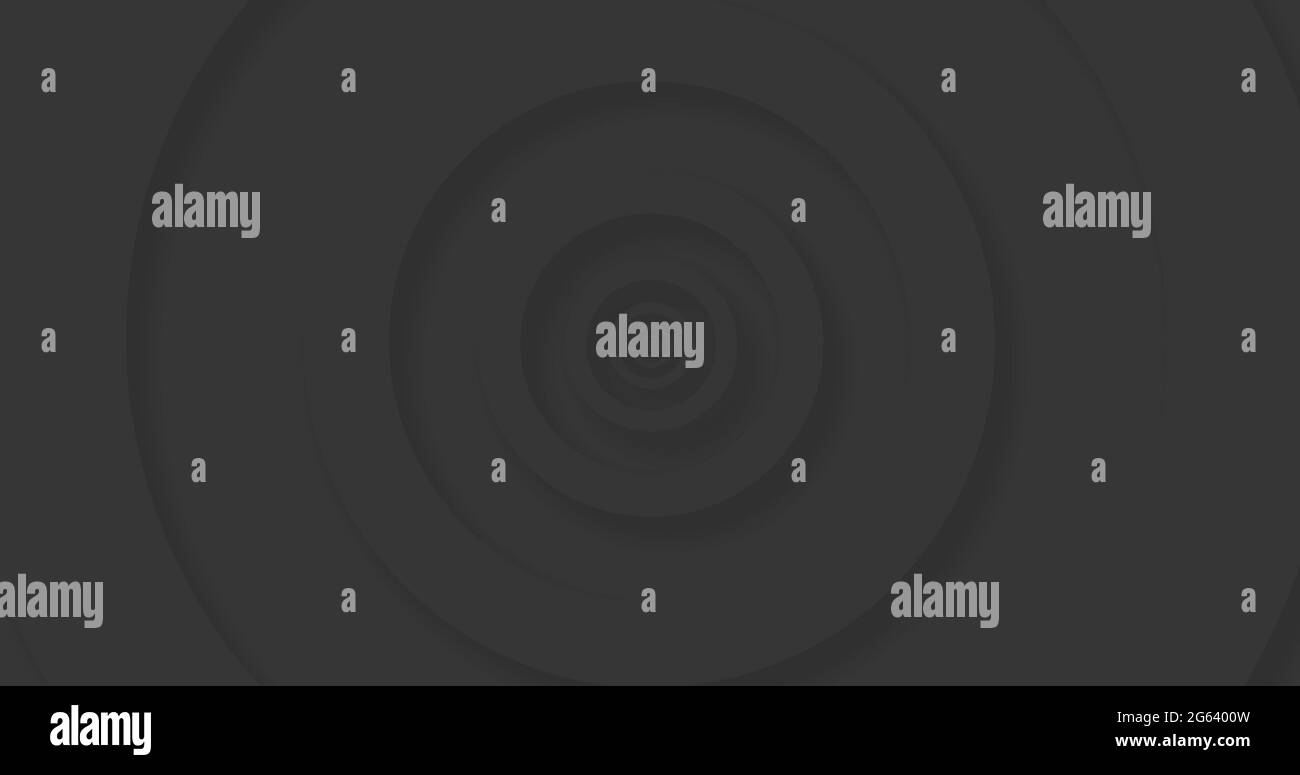 Image of grey concentric circles pulsating on seamless loop Stock Photo ...