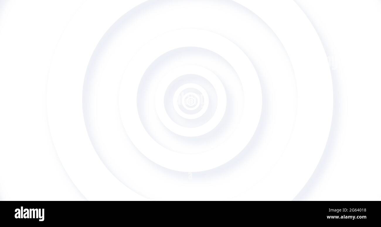 Image of white concentric circles radiating on seamless loop Stock ...