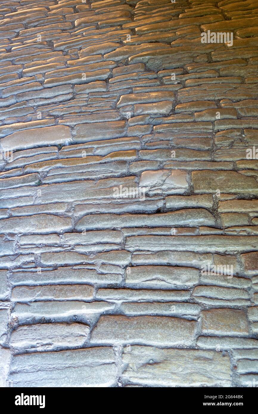 Pflastersteine . Paving stones Stock Photo
