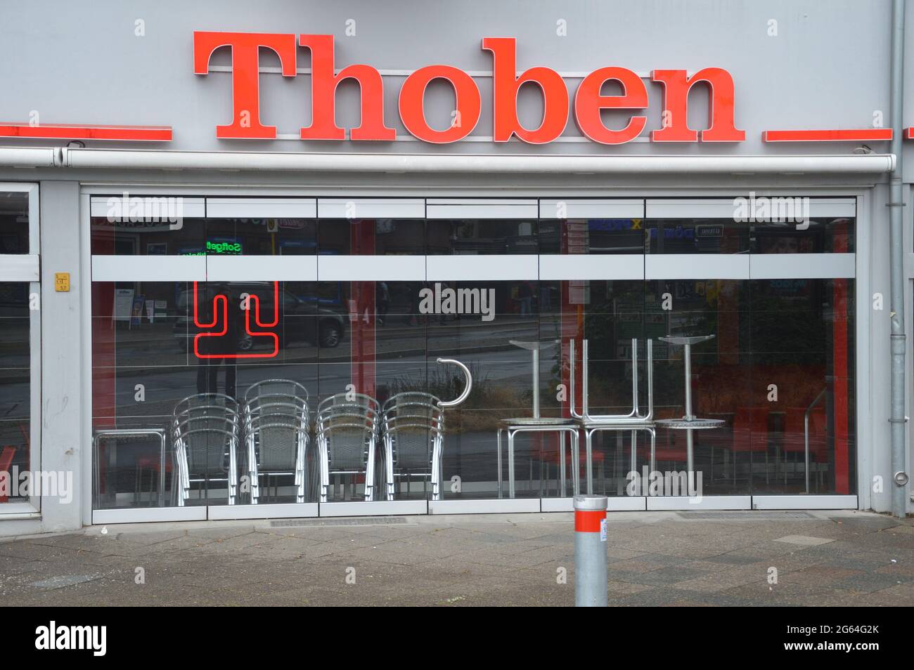 Thoben bakery and cafe in Steglitz, Berlin, Germany - 2021. Stock Photo