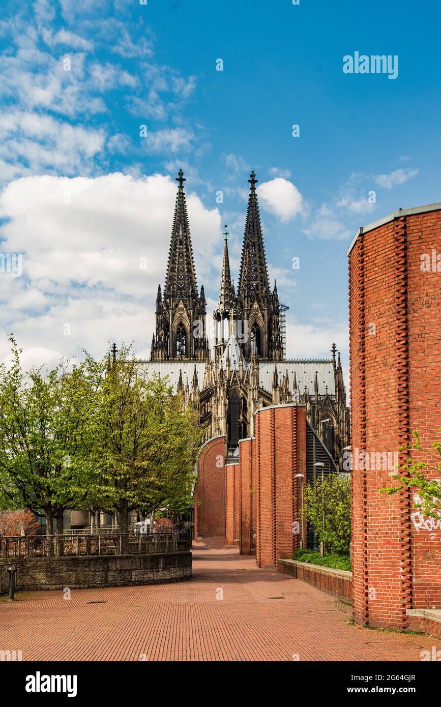 3D Postkarte Köln Kölner Dom Panorama *neu* 