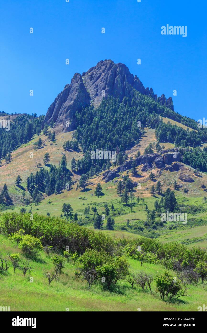 adel mountains near cascade, montana Stock Photo