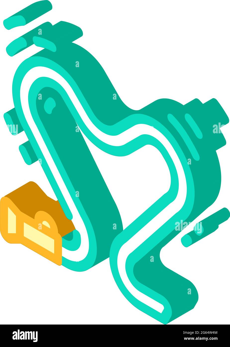 flexible neon isometric icon vector illustration sign Stock Vector ...