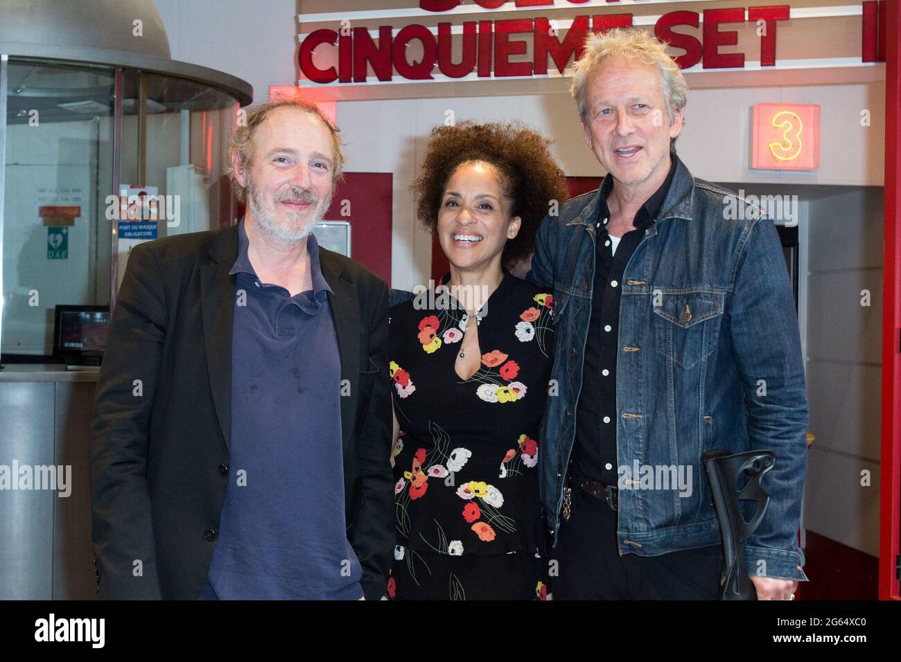 Arnaud Desplechin, Karyn Parsons and her husband Alexandre Rockwell