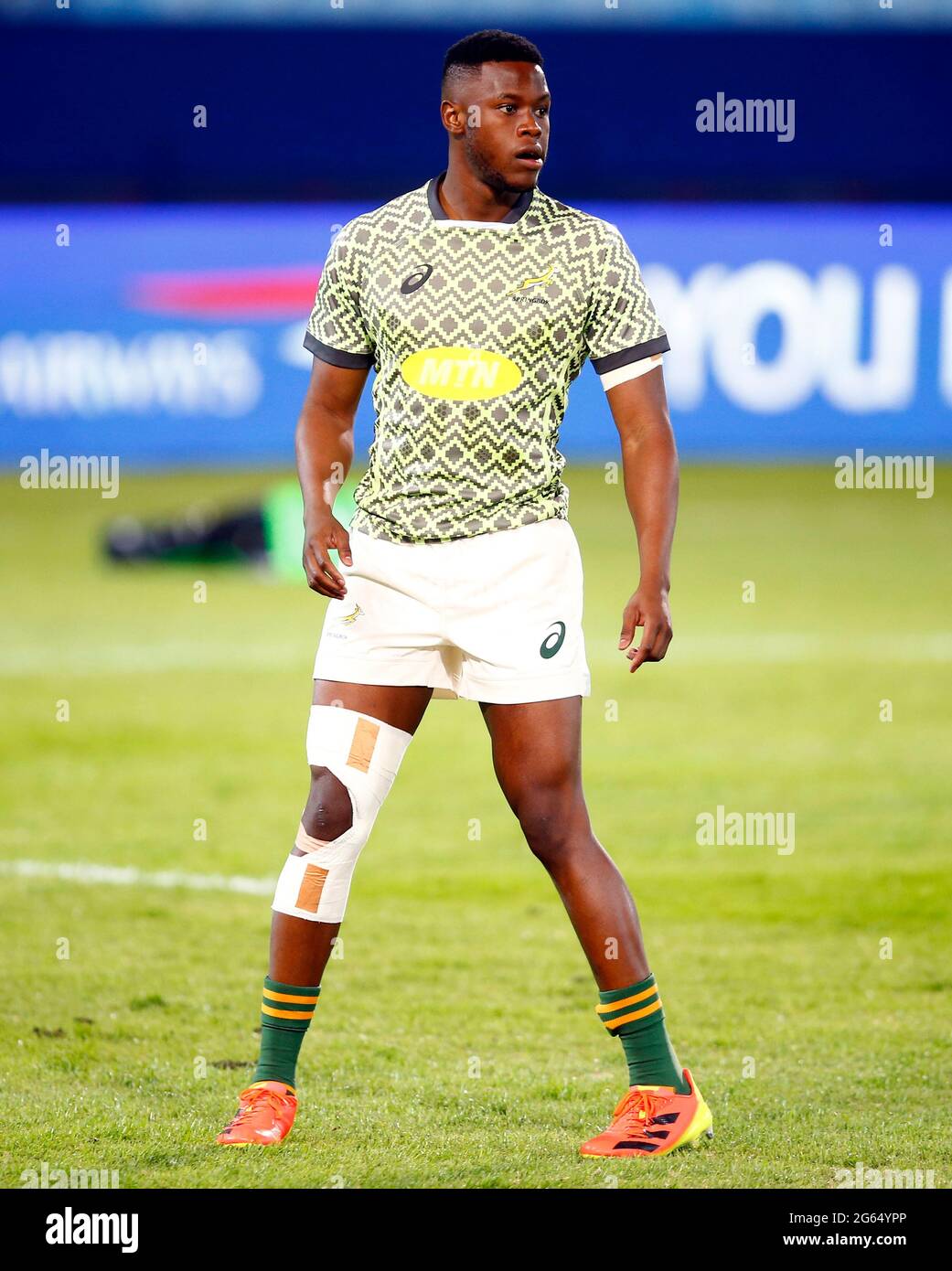 South Africa's Aphelele Fassi before the Summer International test ...
