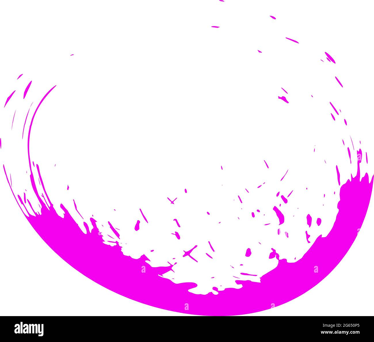 Round Ink Drop Ink drop. Round, ragged inkblot. Vector illustration Stock Vector Image ...