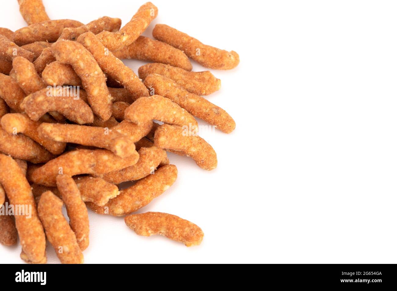Cheddar Cheese Sesame Sticks on a White Background Stock Photo Alamy