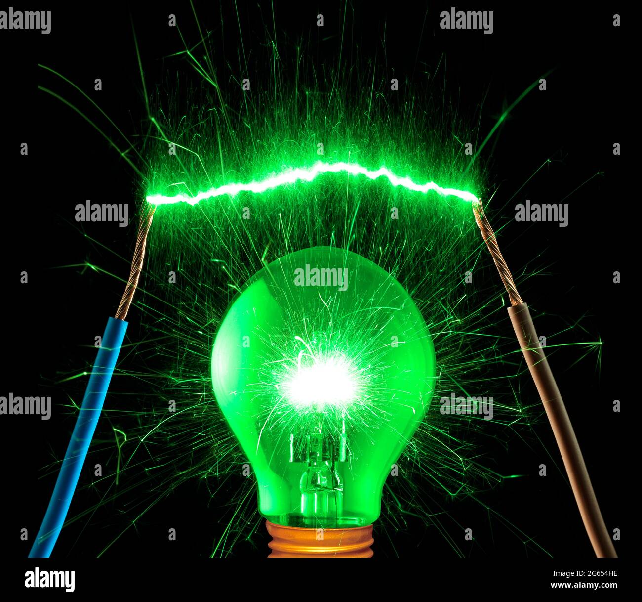 Green energy, conceptual image Stock Photo