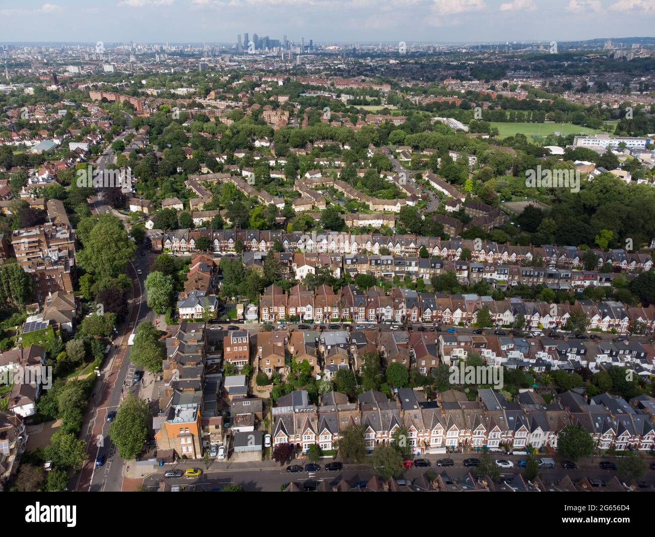 Herne hill, south london, england Stock Photo