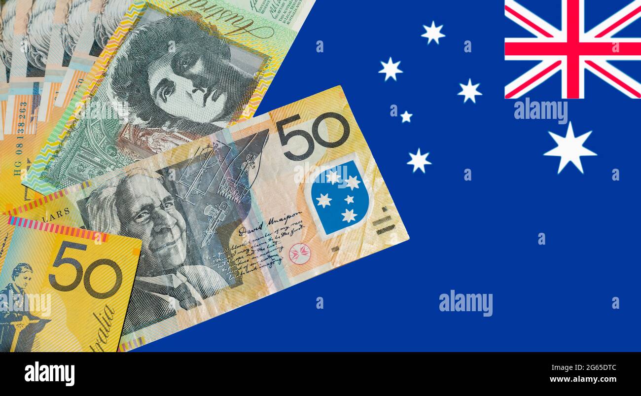 Australian dollar notes Stock Photo Alamy
