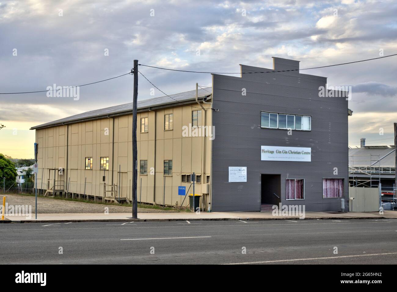 The Heritage Christian Centre on Milden Street  Gin Gin Queensland Australia Stock Photo