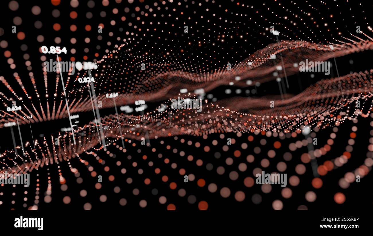 Big Data Visualization. Abstract structure Stock Photo - Alamy