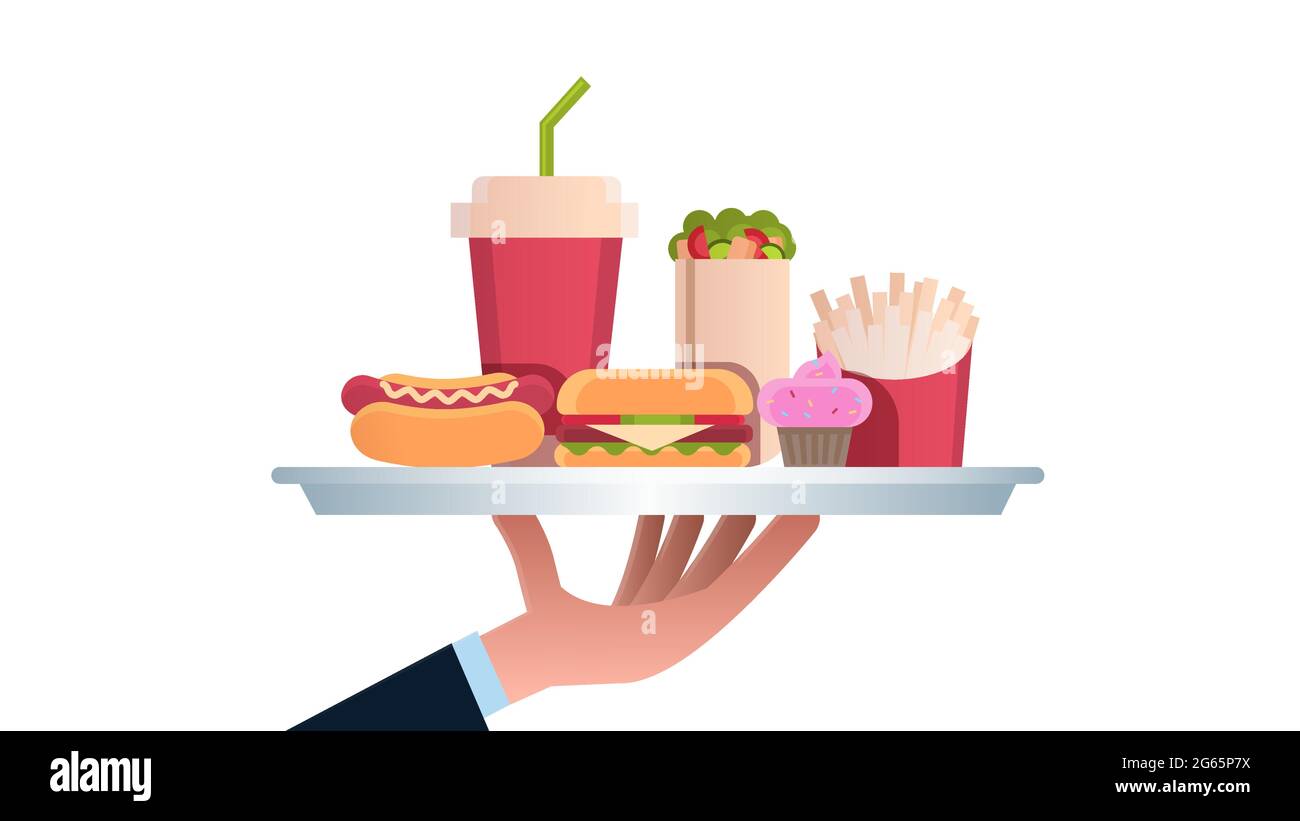 Hands Holding Food Clipart