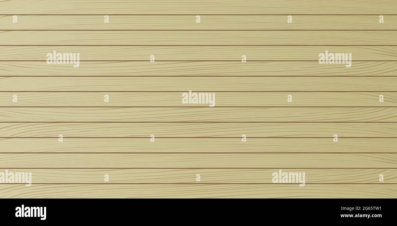 Wooden plank sheathing, realistic vector background. Stock Vector