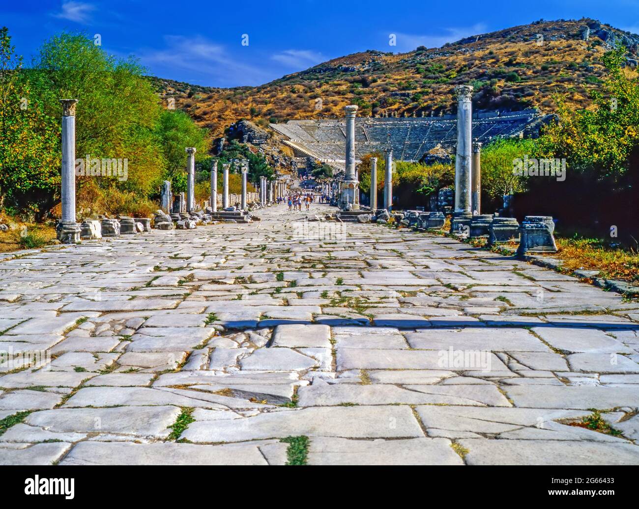 Arcadian Way, Ephesus, Turkey Stock Photo