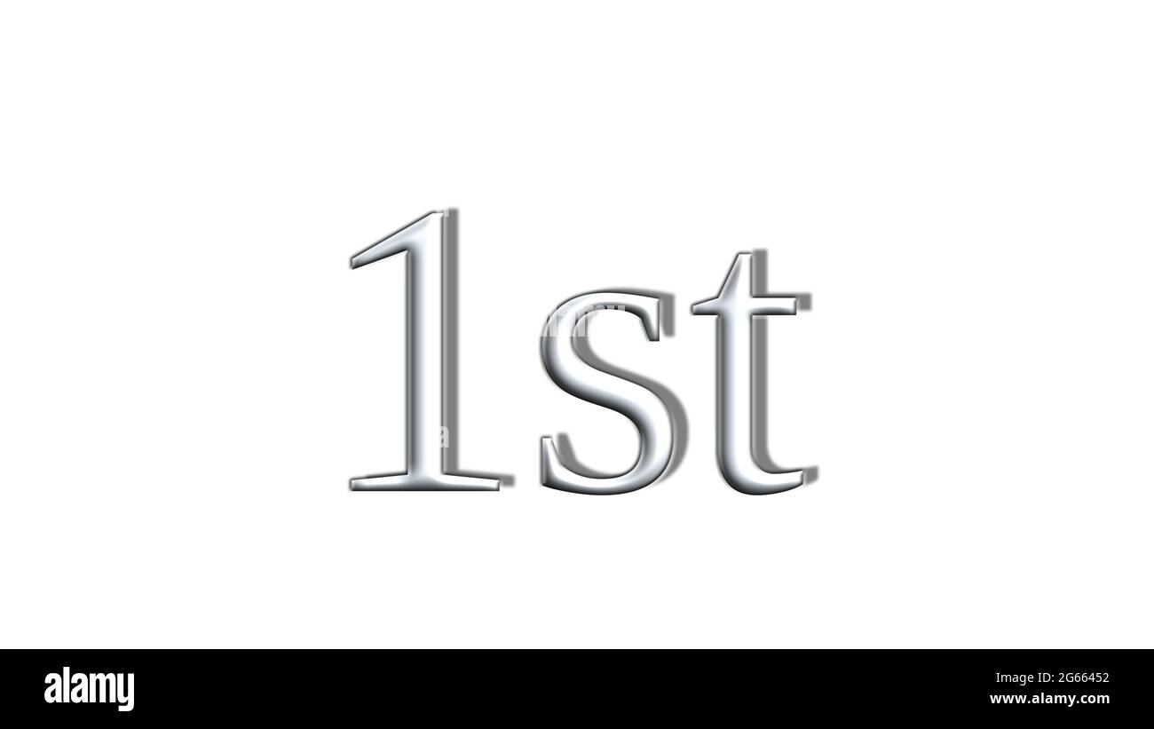 1st silver number one Cut Out Stock Images Pictures Alamy