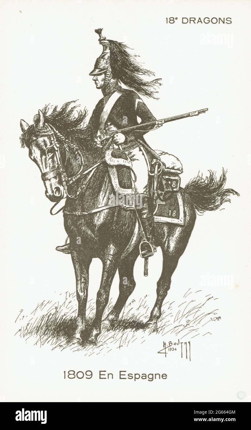 Soldat De Plomb – Cavalier Historex, Régiment Du Roy, Espagne 1809