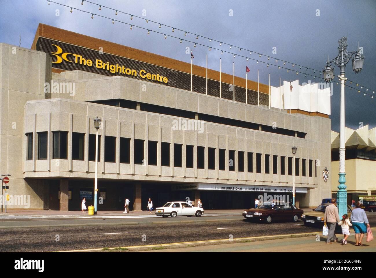 International Congress of Nutrition held at The Brighton Centre, Brighton, East Sussex, England, UK. Aug 18-23, 1985 Stock Photo