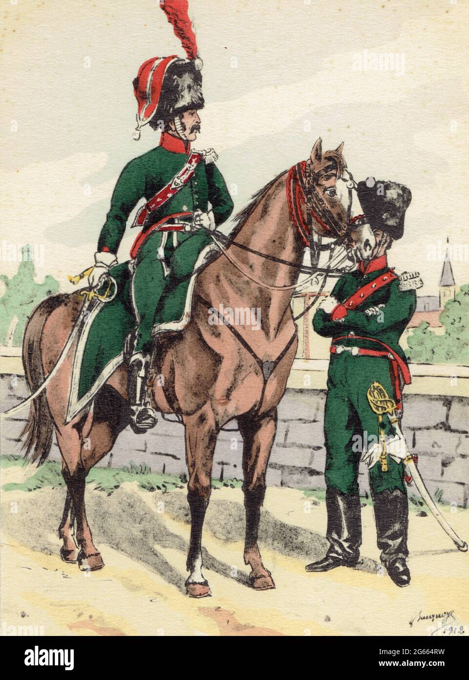 1er régiment de chasseurs à cheval hi-res stock photography and images ...
