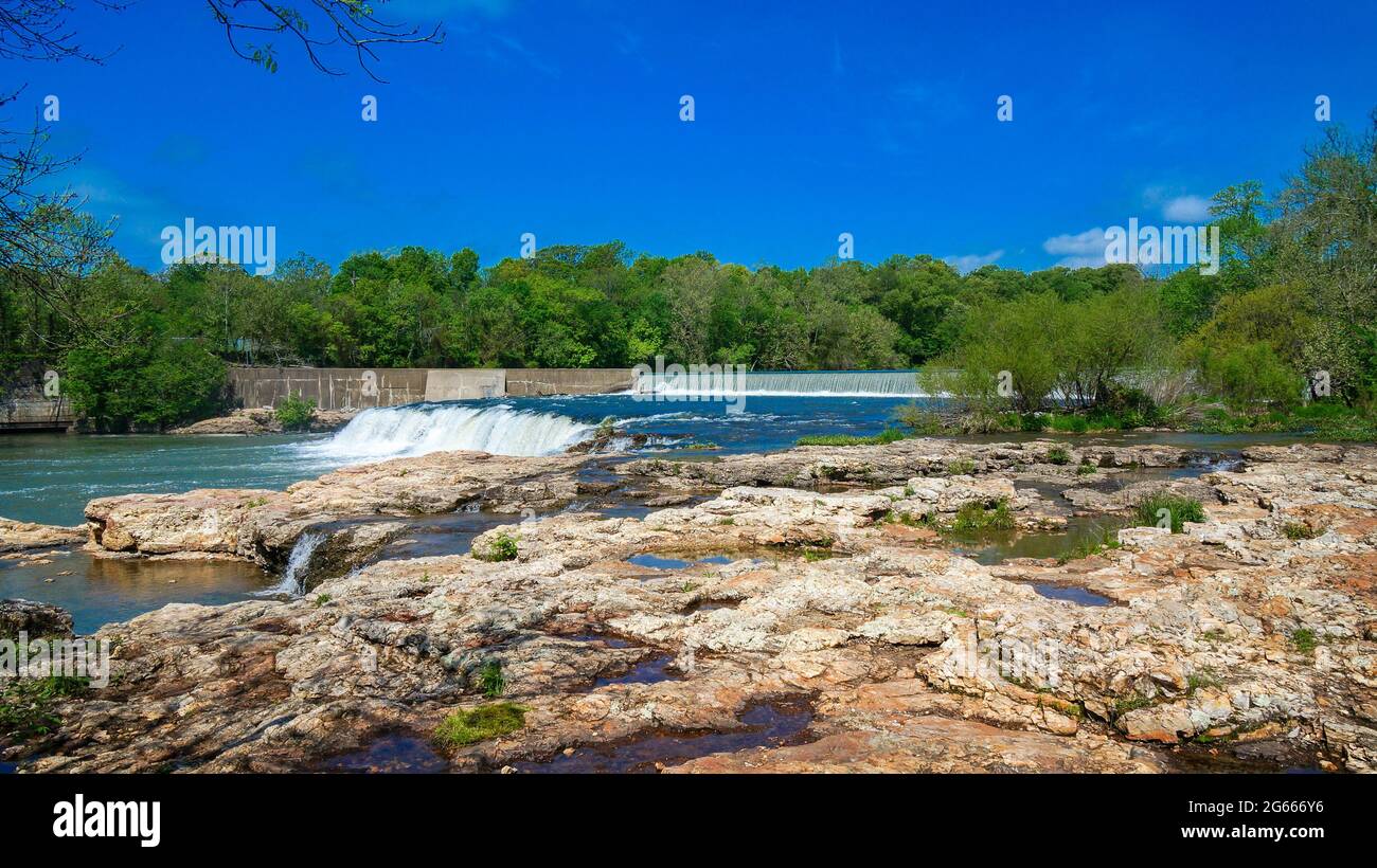 Grand Falls on Shoal Creek in Joplin, Missouri Stock Photo Alamy