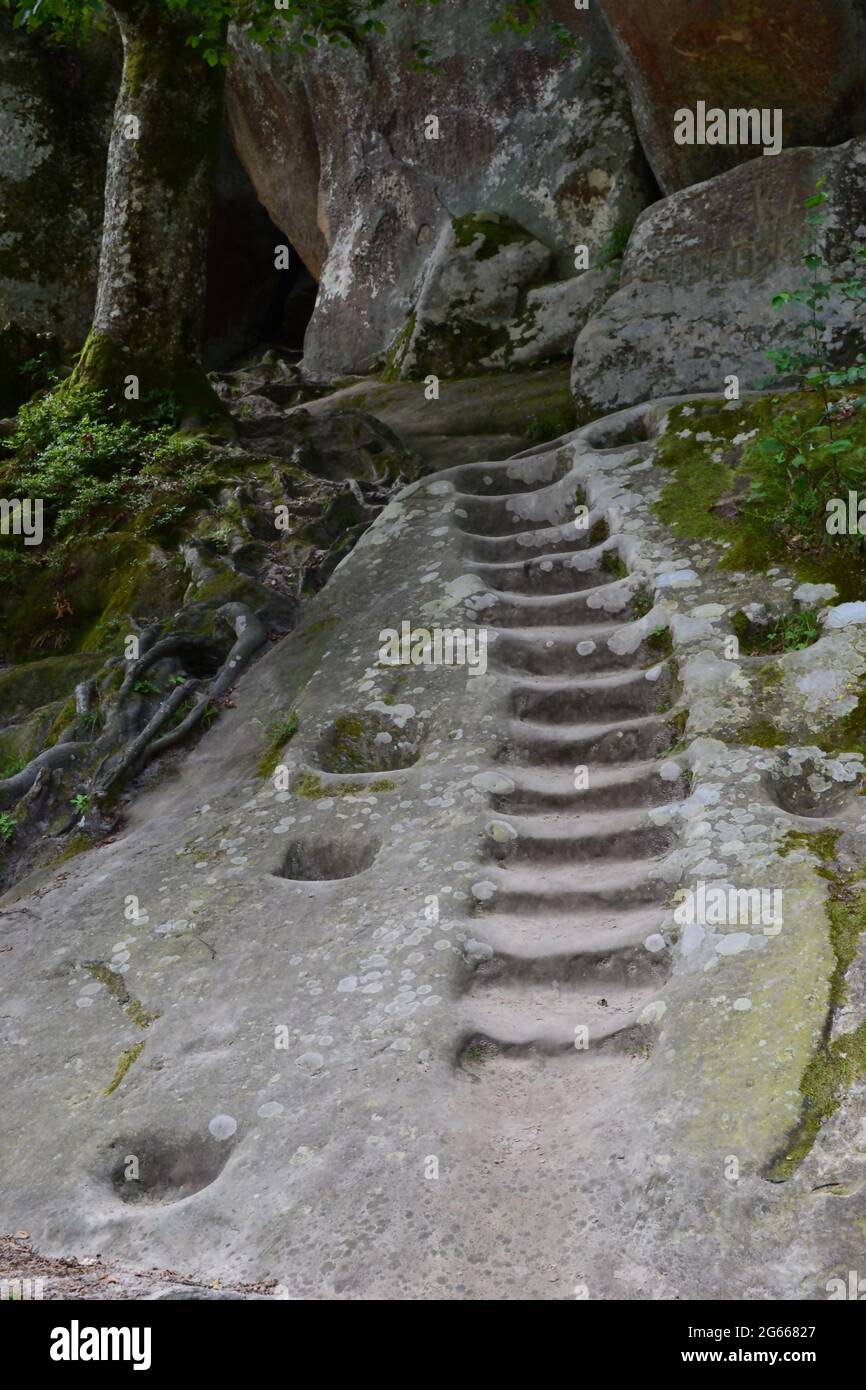 The Rocks of Dovbush Stock Photo - Alamy