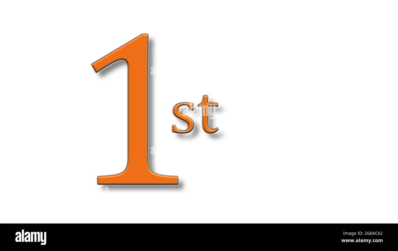 No number 1 one Cut Out Stock Images Pictures Alamy