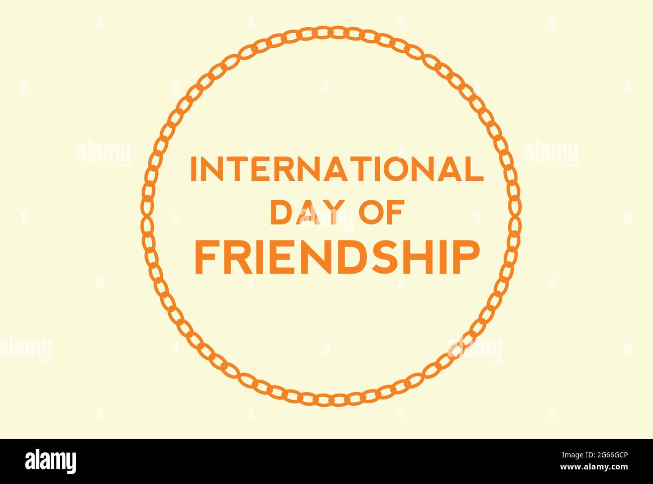International day of friendship vector template Stock Vector