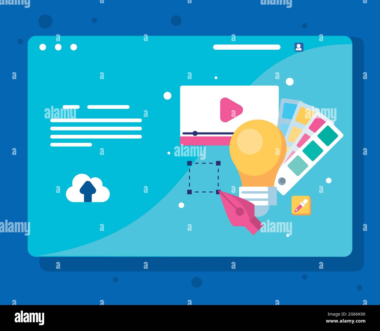 Web Design Stock Image Html template web design Stock Vector Image & Art - Alamy
