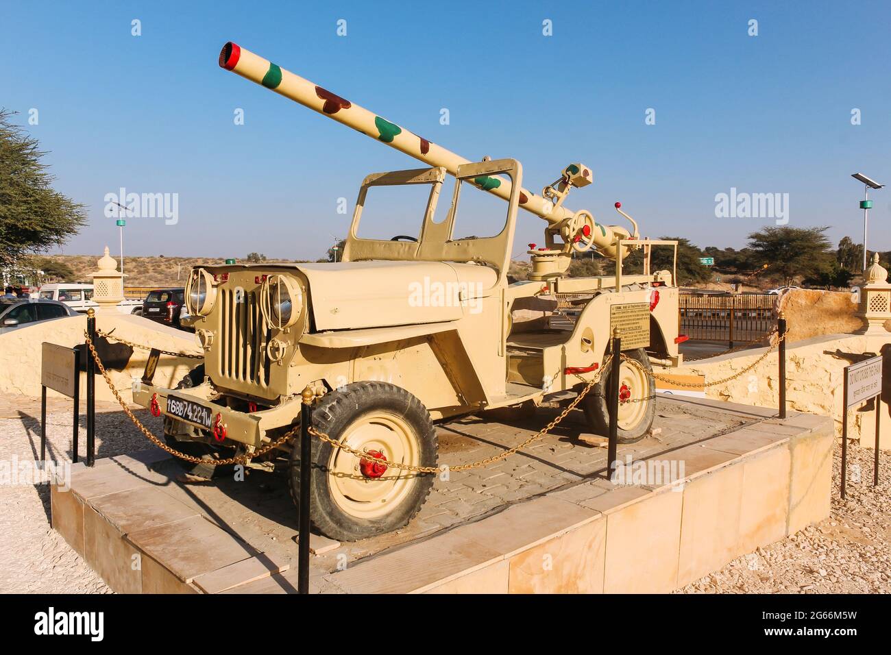 Tanot-Longewala Border Jaisalmer Stock Photo