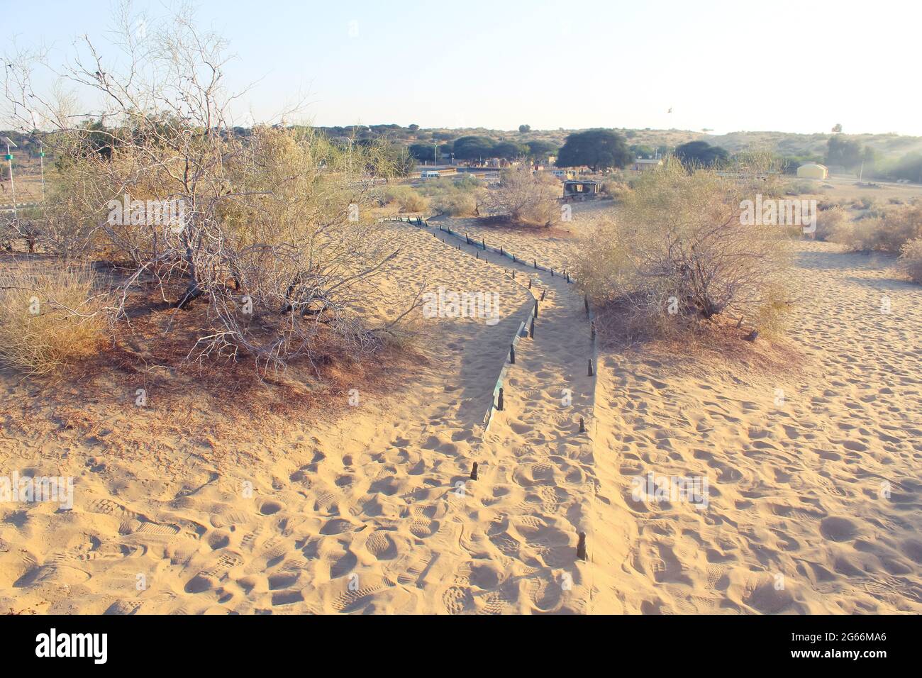 Tanot-Longewala Border Jaisalmer Stock Photo