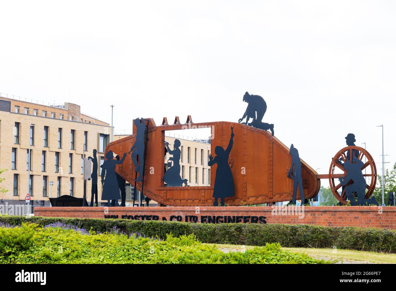 Lincoln Tank Memorial dedicated to William Foster & Co, who were