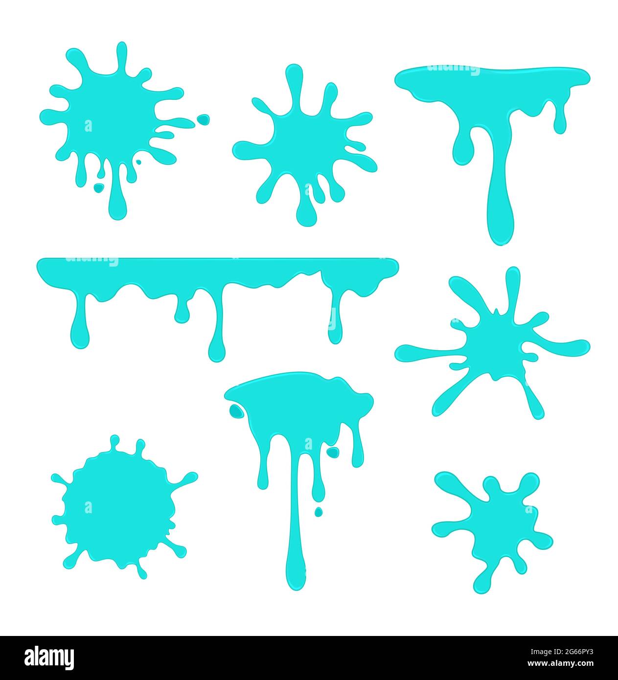 Blue paint splatter Stock Vector Images Alamy