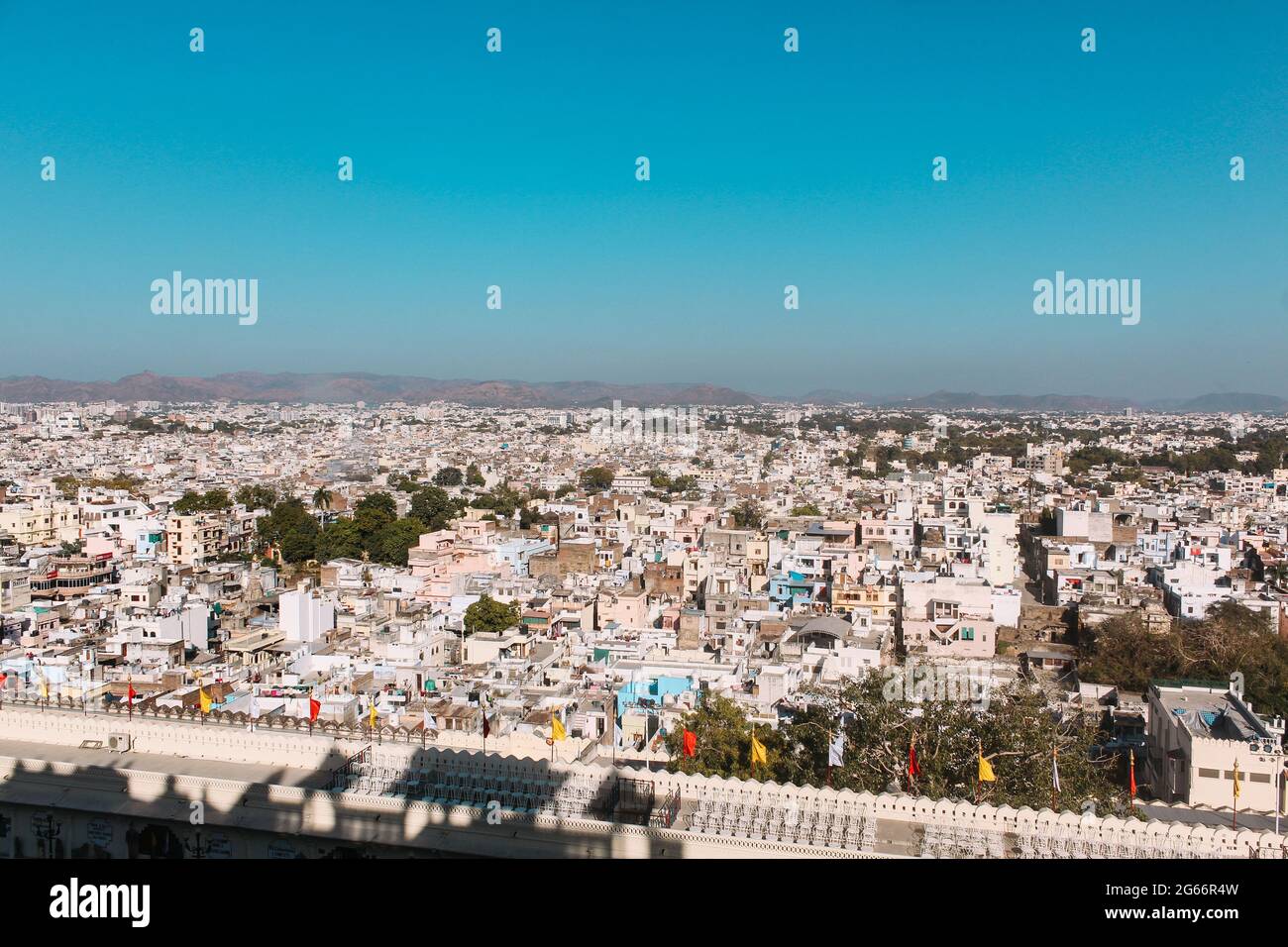 Udaipur City View Stock Photo